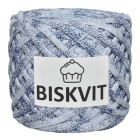 Пряжа Бисквит (Biskvit) (ленточная пряжа) айс (ЛК)