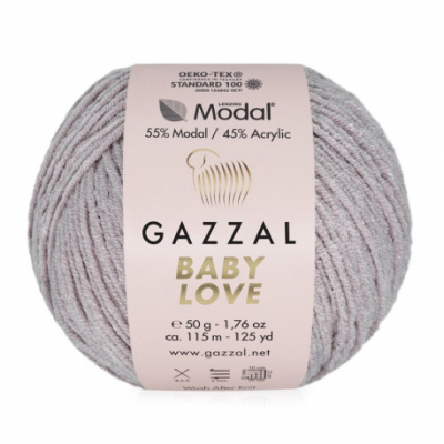 Пряжа Бэби Лав  (Baby Love Gazzal ), 50 г / 115 м 1624 пудра в интернет-магазине Швейпрофи.рф