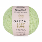 Пряжа Бэби Лав (Baby Love Gazzal ), 50 г / 115 м 1609 бл.салатовый в интернет-магазине Швейпрофи.рф Пряжа Бэби Лав (Baby Love Gazzal ), 50 г / 115 м 1609 бл.салатовый в интернет-магазине Швейпрофи.рф