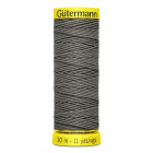 Нитки п/э Гутерман GUTERMAN Elastic 10 м для сборок и рюшей 744557 (425007) 1505 т.серый