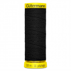 Нитки п/э Гутерман GUTERMAN Elastic 10 м для сборок и рюшей 744557 (425007) 4017 черный