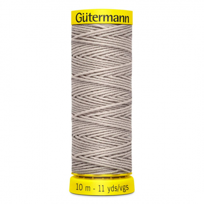 Нитки п/э Гутерман GUTERMAN Elastic 10 м для сборок и рюшей 744557 (425007) 8387 св.серый в интернет-магазине Швейпрофи.рф