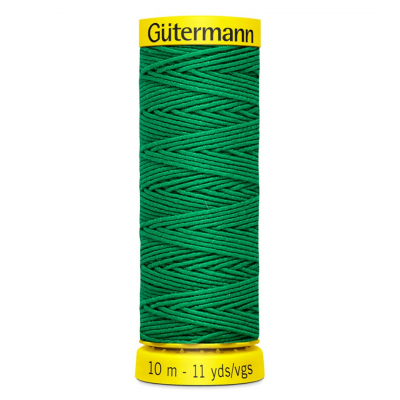 Нитки п/э Гутерман GUTERMAN Elastic 10 м для сборок и рюшей 744557 (425007) 8644 зеленый в интернет-магазине Швейпрофи.рф