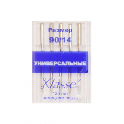 Иглы быт. маш. «Хемлайн» №  90 универс. A6100/90 90/14 (уп. 5 шт.) в интернет-магазине Швейпрофи.рф