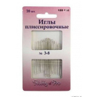 Иглы ручные HP 120115 плиссировочные №3-8 (наб. 16 шт.)