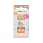 Иглы ручные PONY 01878 № 7 BLACK Sharps универс. белое ушко (наб.20 шт.)