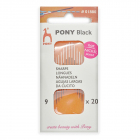 Иглы ручные PONY 01880 № 9 BLACK Sharps универс. белое ушко (наб.20 шт.)