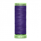 Нитки п/э Гутерман GUTERMAN TOP STITCH №30  30 м для отстрочки 744506 (132013) фиолетовый джинс 086