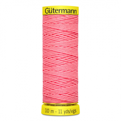 Нитки п/э Гутерман GUTERMAN Elastic 10 м для сборок и рюшей 744557 (425007) 2747 розовый в интернет-магазине Швейпрофи.рф
