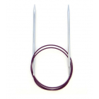 Спицы круговые Knit Pro  Nova Metal  60 см никелированная латунь