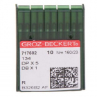 Иглы пром. маш. Groz-Beckert 134/DP5 №160 (уп. 10 шт.) 717582