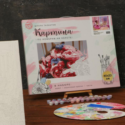 Картина по номерам Арт Узор 5351093 «Балерина» 40*50 см в интернет-магазине Швейпрофи.рф