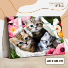 Картина по номерам Арт Узор 5351081 «Котята» 40*50 см
