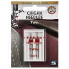 Иглы быт. маш. ORGAN 130/705Н № 90/3 двойные универс. (уп. 2 шт.)