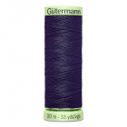 Нитки п/э Гутерман GUTERMAN TOP STITCH №30  30 м для отстрочки 744506 (132013) чернильно-черный 387
