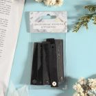 Нашивка кожаная «Hand made» 1,5*7 см бирка с кнопкой 625632 черный в интернет-магазине Швейпрофи.рф Нашивка кожаная «Hand made» 1,5*7 см бирка с кнопкой 625632 черный в интернет-магазине Швейпрофи.рф