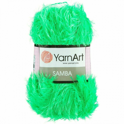 Пряжа Травка (YarnArt Samba), 100 г / 110 м, 0009 салатовый в интернет-магазине Швейпрофи.рф