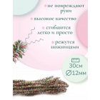 Синель-проволока блестящая «Цветок» 30 см*12 мм (уп. 15 шт.) В-042 красно-зеленый в интернет-магазине Швейпрофи.рф Синель-проволока блестящая «Цветок» 30 см*12 мм (уп. 15 шт.) В-042 красно-зеленый в интернет-магазине Швейпрофи.рф
