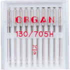 Иглы быт. маш. ORGAN 130/705Н № 70 универс. (уп. 10 шт.)